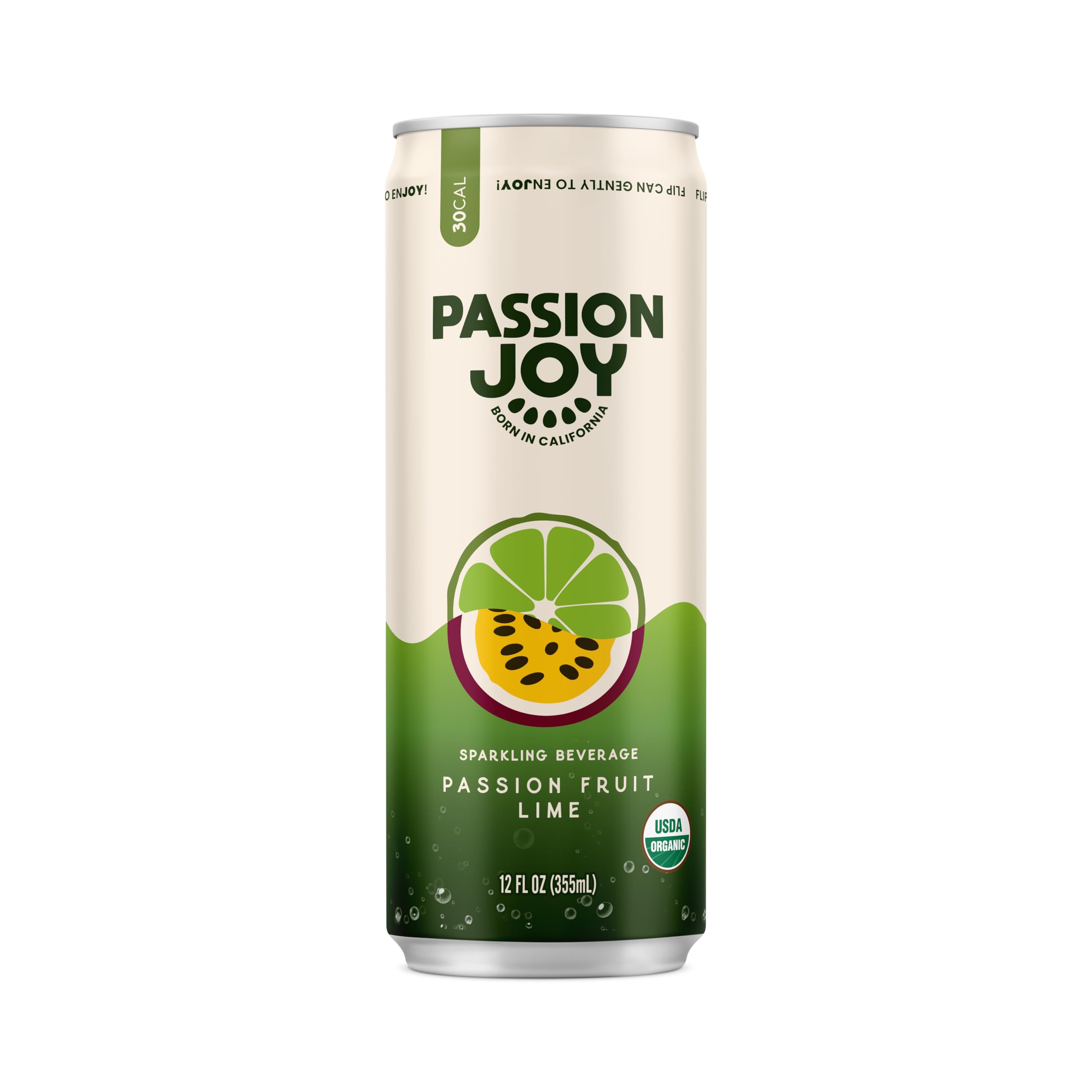 Amazon.com : Passion Joy Organic Soda – Passion Fruit & Lime, 12