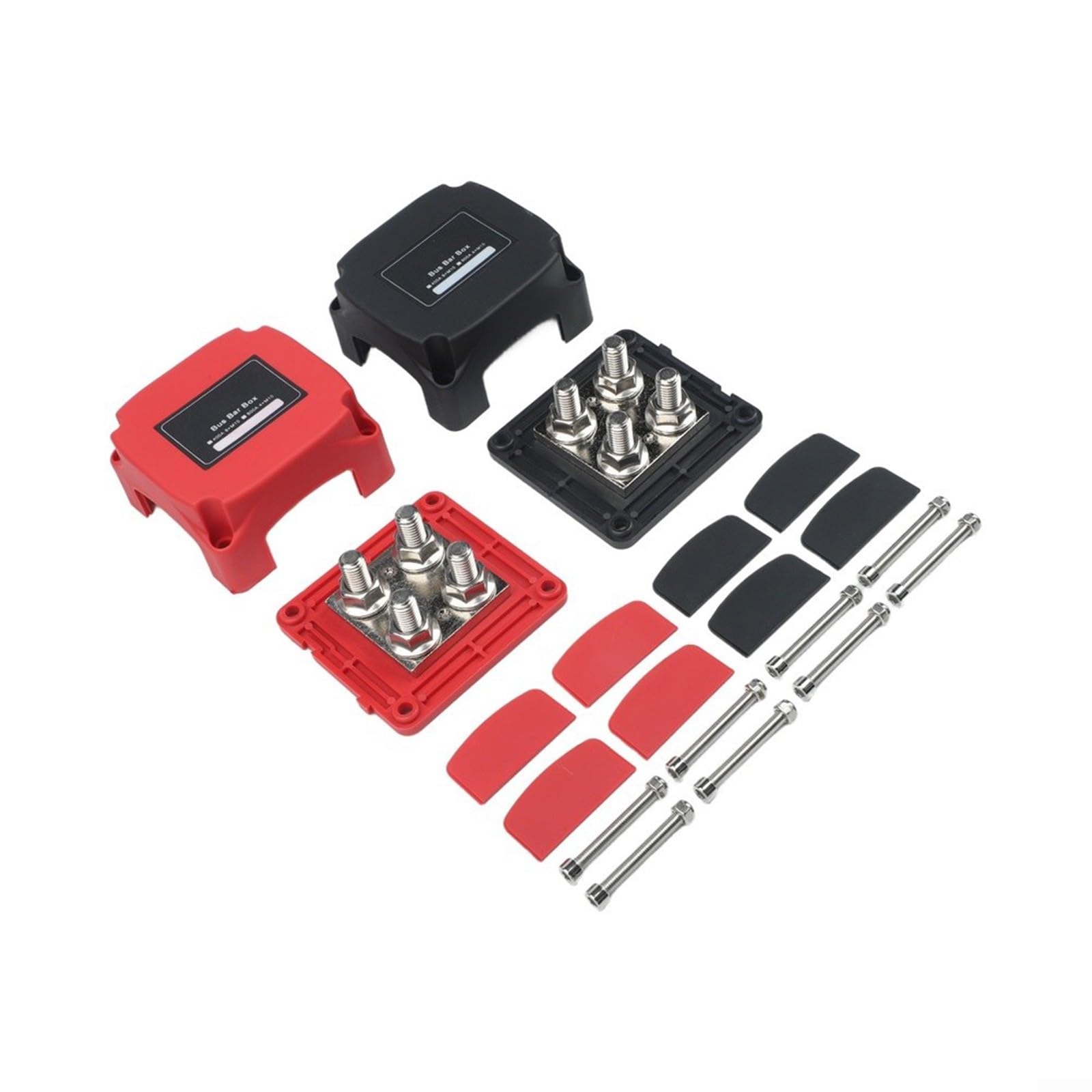 Hochstrom Stromverteiler 400A für Wohnmobil Lkw(red+black)