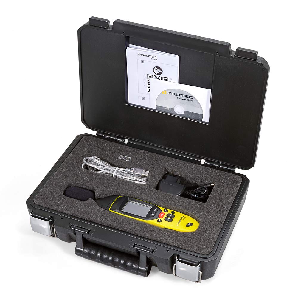 TROTEC Sonómetro SL400 (Rango de medición: 30-130 dB)