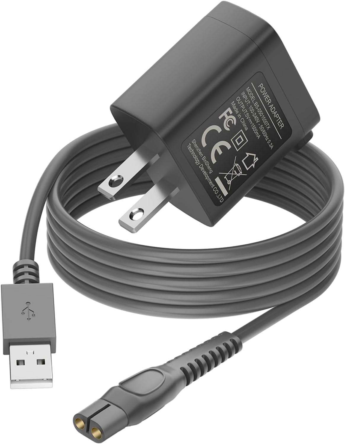 5V Charger for Philips Norelco Shaver 2400 2600, Wet & Dry Shaver Series 5000 7000 3000 Compatible with Philips Oneblade QP2724, QP2834, QP1924 USB Charging Cable