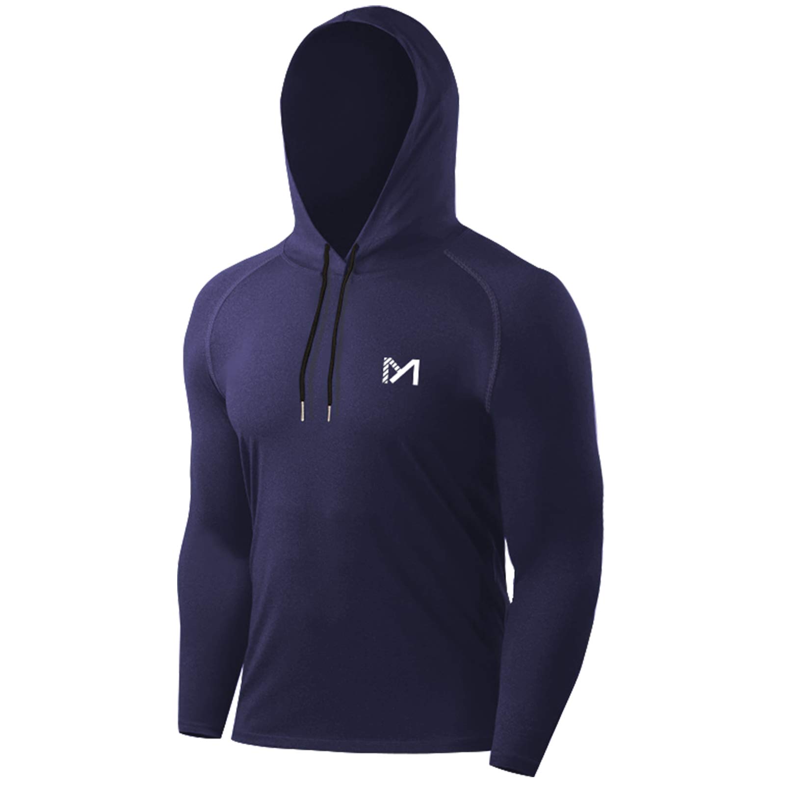 MEETYOO Maglietta da Uomo, a Maniche Lunghe, per Corsa, Fitness, Ginnastica