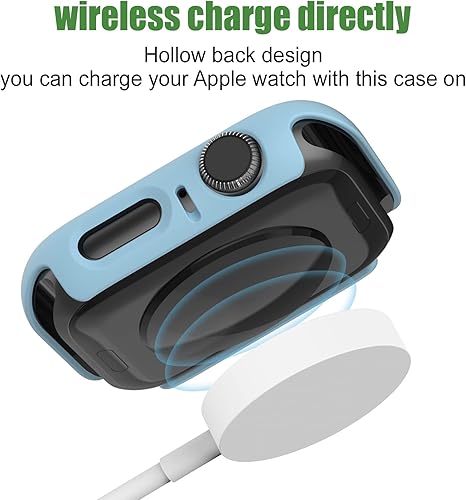 Miniatura 3 de Paquete de 14 fundas de 1.575 pulgadas (40mm) compatibles con Apple Watch SE Series 6, 5, 4, sin vidrio templado carcasa protectora de policarbonato