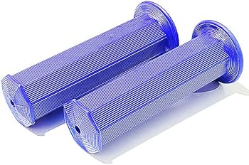 Amazon | LK2-4BL 青 バイク 八角 グリップ ハンドル バーエンド 非