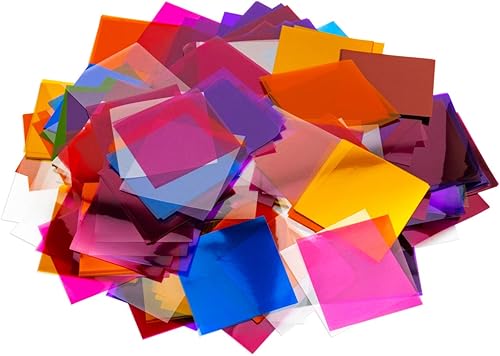 Hygloss Productos 78015 Mosaico 1.5" Cuadrados Violonchelo - 1500, 8 Colores Surtidos