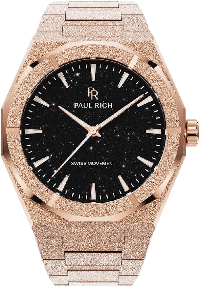 Amazon.com: Paul Rich Frosted Star Dust II Void Rose Gold Men's