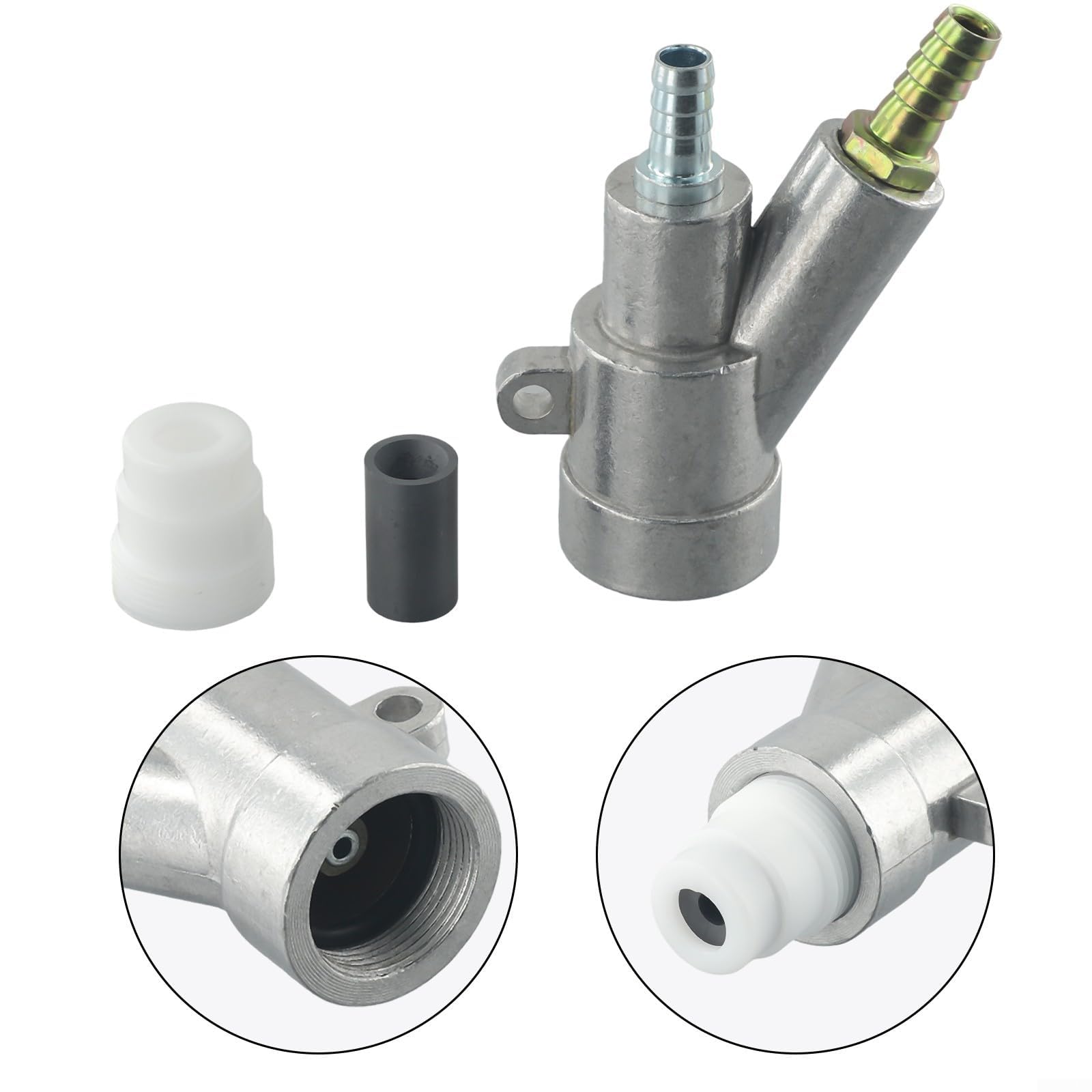 Accesorios de chorro de arena del acero inoxidable con la boca del carburo de boro para las máquinas de chorro de arena manuales y automáticas