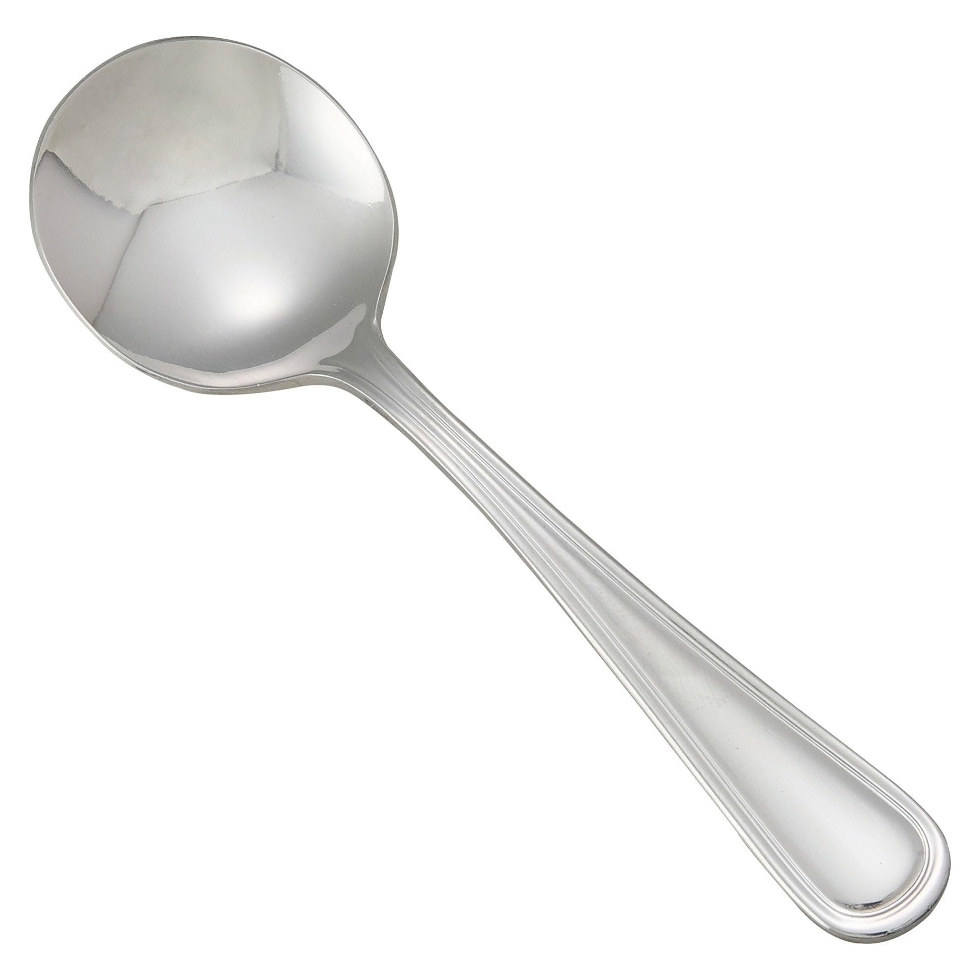 Continental Bouillon Spoon by Winco – 18/0 stainless steel, Silver, Model 0021-04