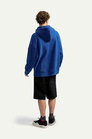 KAFT Erkek Basic Relax Oversize Hoodie Sweatshirt Houd