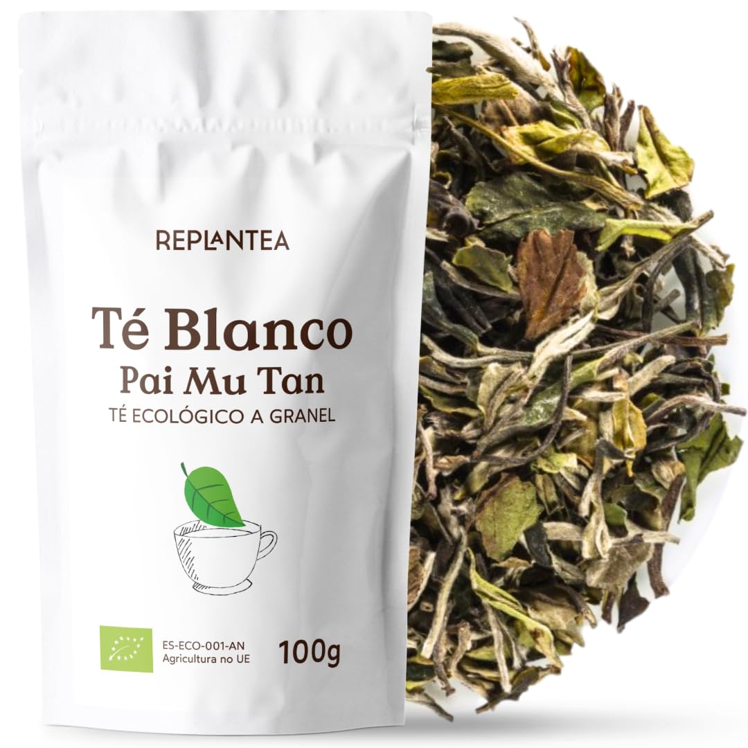 Té Blanco Puro Ecológico Pai Mu Tan 100g REPLANTEA
