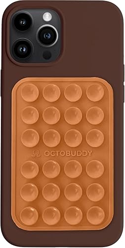 Miniatura 19 de OCTOBUDDY Classic MAX - Funda adhesiva de silicona con succión para teléfono - Manos libres, soporte de agarre fuerte para selfies y videos