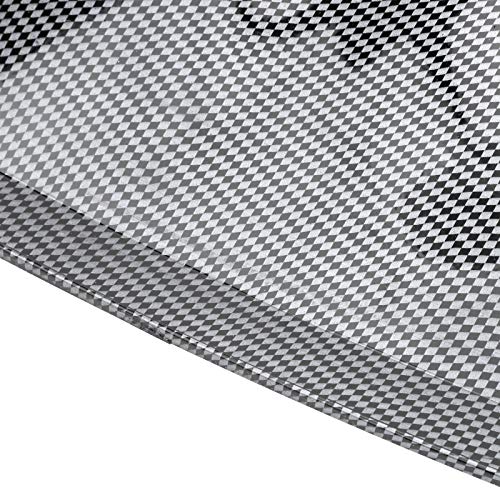 Universal 2" 52Mm 4 Hole Dash Dashboard Gauge Meter Mount Pod Holder Black Cover Carbon Fiber Stytle For Car Exhaust Gas Oil Water Temperature Temp Voltage Tachometer Gauge, Etc #TOP7