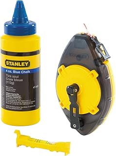 Stanley 0-47-465 PowerWinder Chalk Box 3 Piece Set Chalk line