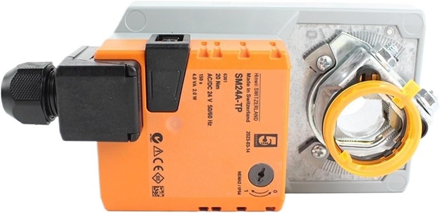 1Pcs SM24A SM24A-TP SM24A-MOD Valve Actuator Ventilation Drive 20NM AC/DC24V HVAC Systems(SM24A-TP)