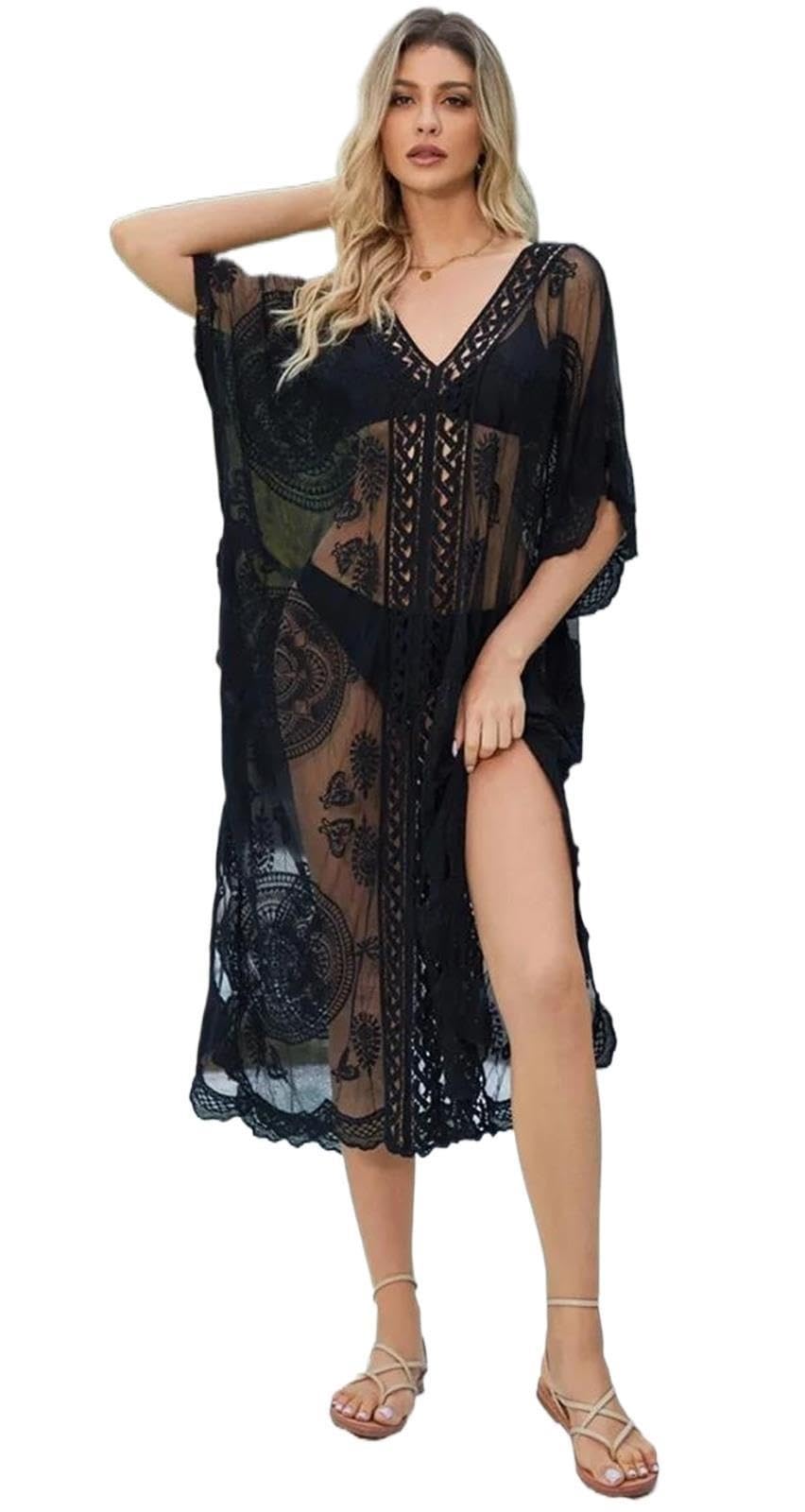 Pareos Playa Mujer Traje De Baño Cubrir Vestido De Playa Falda Color Sólido