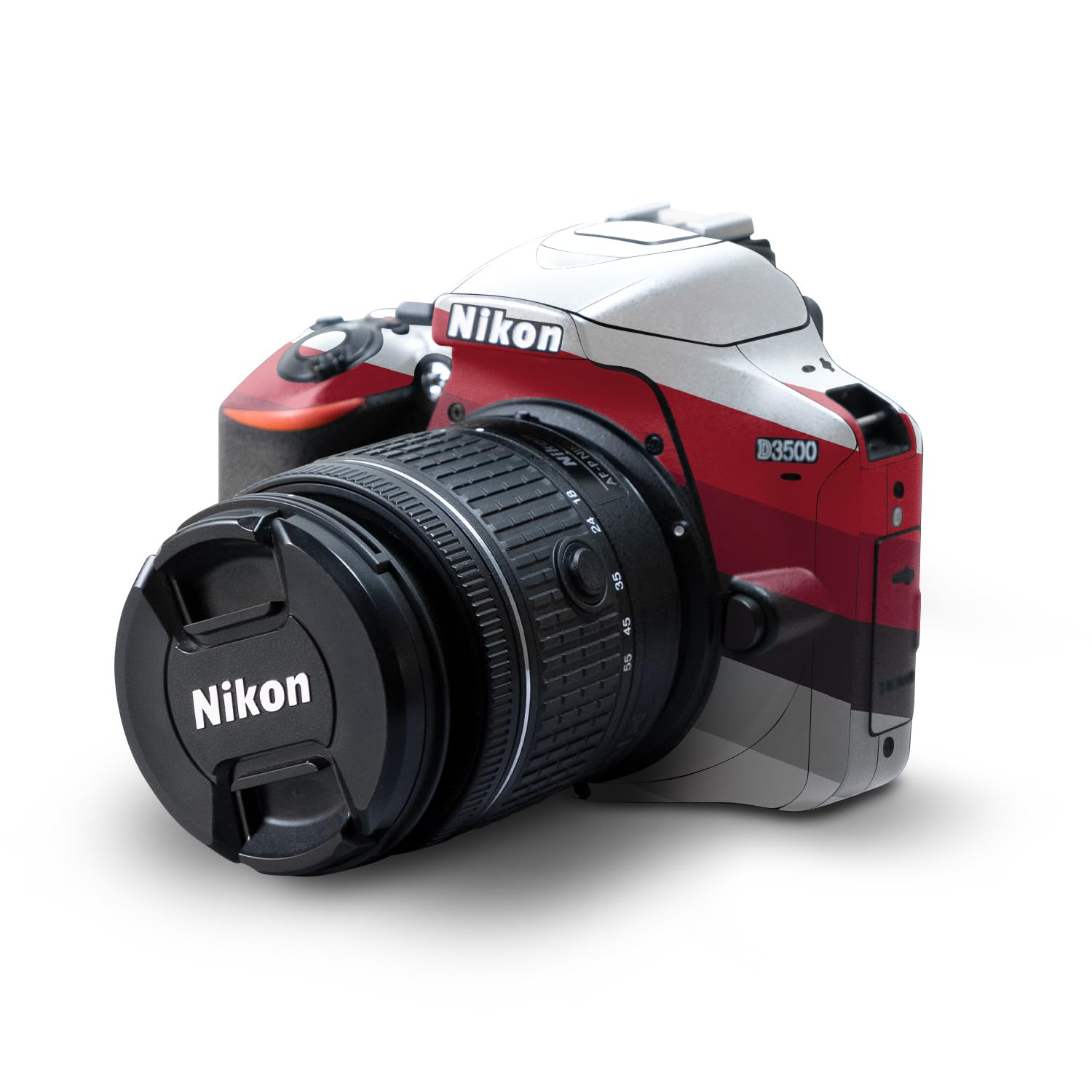 Skin Compatible with Nikon D3500 Camera - Slant Stripes - Premium 3M Vinyl Protective Wrap Decal Cover - Easy to Apply | Crafted in The USA by MightySkins