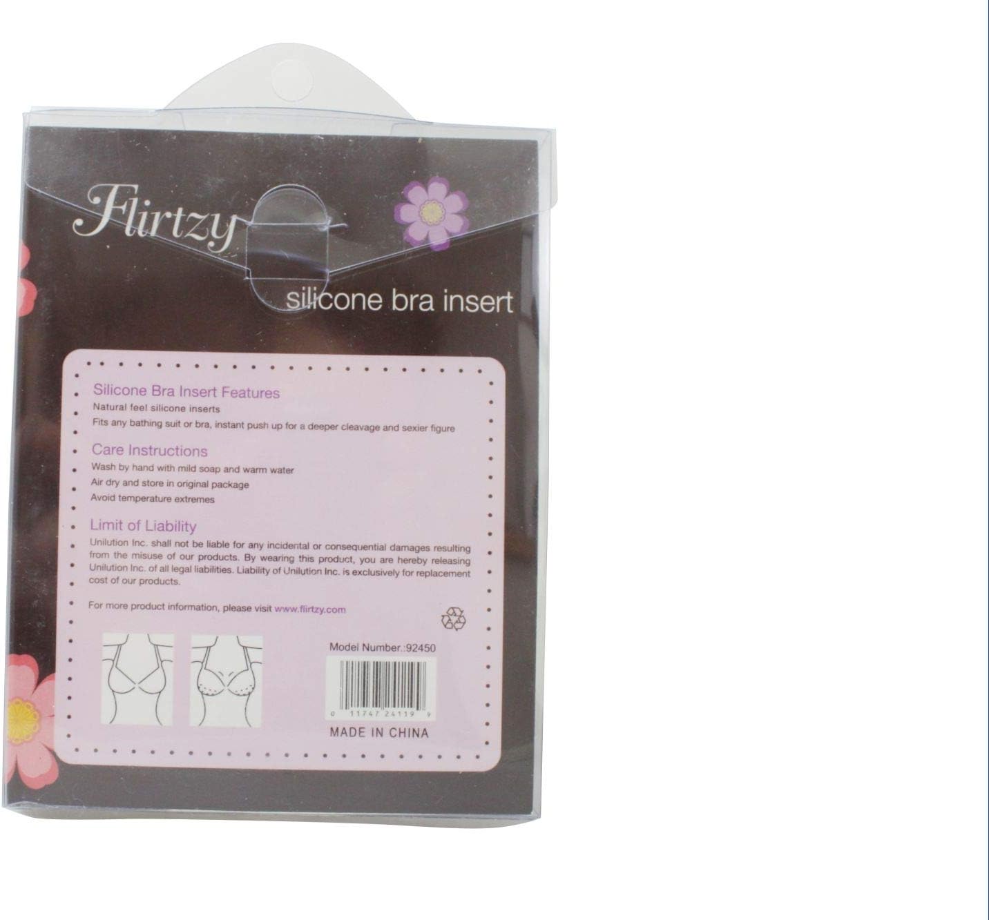 Women's Silicone Bra Inserts and Enhancers: Add a Cup Size, Push-up, Clear, One Size, Demi, Racerback, High Support, Wire Free