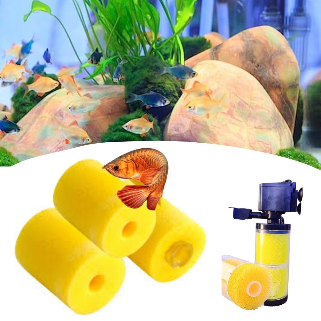VAYINATO® Aquarium Filter Spare Yellow Sponge Filter Pad (7 * 6 * 7 cm) (Pack of 3) by Petzlifeworld (B0B1VN68CB) Amazon Price History, Amazon Price Tracker