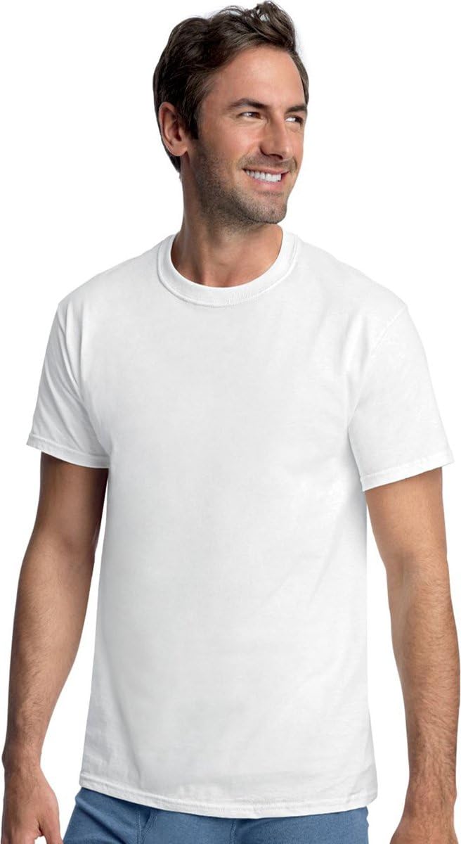Hanes Ultimate Men's FreshIQ Crew Neck Undershirt-Multipack