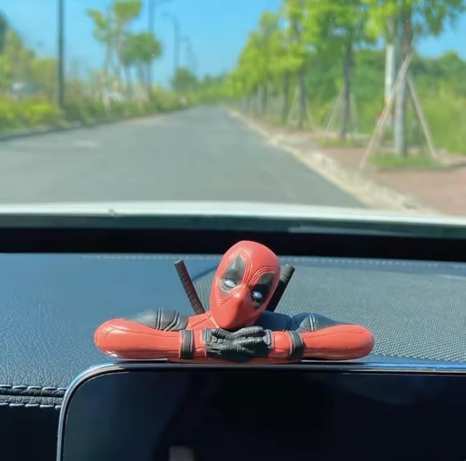 DeadPool Figurine Car Accessories,Classics Anime Figures Model for Home, Car, Desk and Computer Decorations (Style 3)