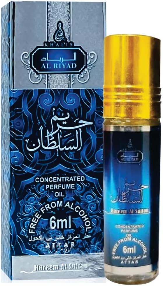 SAPPHIRE'S CHOICE Hareem Al Sultan Floral Fragrance Perfume Oil, With Vanilla and Dark Chocolate 6ml, Attar Full For Unisex, Made in Dubai By Sapphire’s