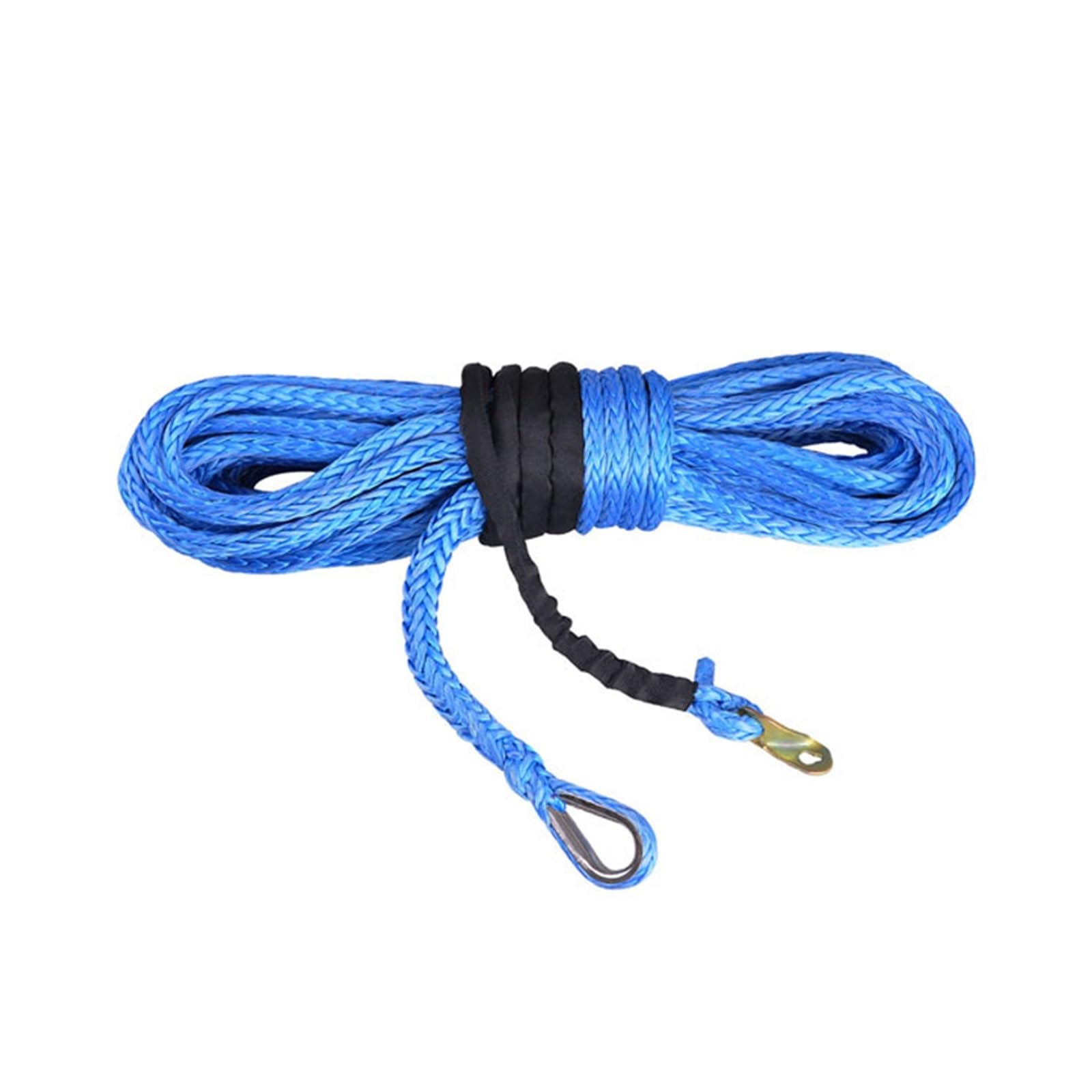 Edede Blu Winch Rope, High Strength 12Mm X 30M Uhmwpe Fiber Braided Synthetic Towing Winch Rope(Blu)