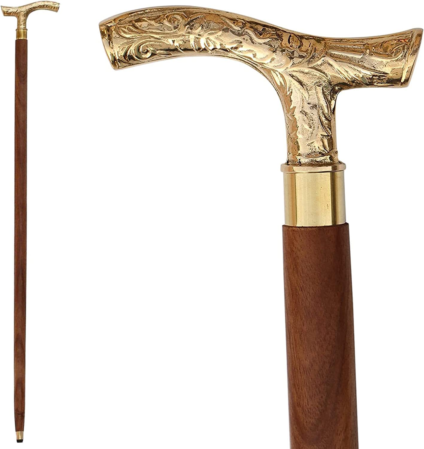 Buy NAUTICAL GIFT STORE Walking Stick on 37 inch Vintage Fritz Brown