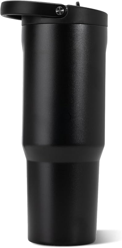 Sport 40 oz Insulated Stainless Steel Water Bottle, Black