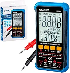 Multimetro Profissional True RMS Com NCV Lanterna e Teste de Temperatura