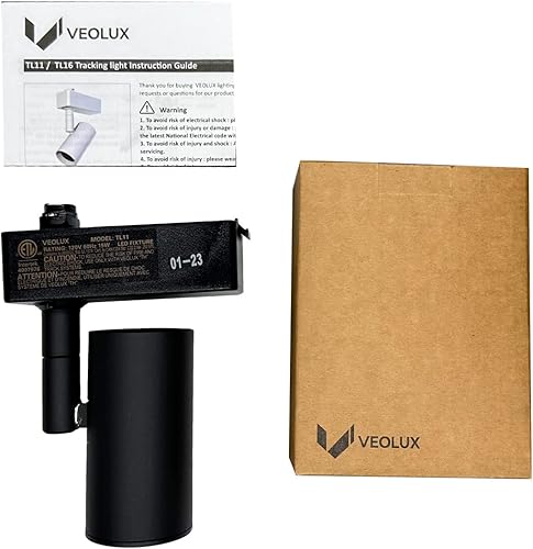 Miniatura 8 de VEOLUX Lighting - Lámpara LED cálida y brillante de 10 W 3000 K luz puntual CRI 90 ángulo de 40 grados tipo halo de riel único certificación ETL