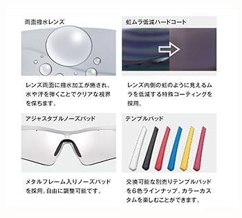 オージーケーカブト  自転車 スポーツサングラス サイズ:M/L Amazon | OGK KABUTO(オージーケーカブト) 自転車 サングラス