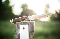 Vista 8 de Uncle Henry 153UH Next Gen Golden Spike Knife with 5in High Carbon S.S. Fixed Blade