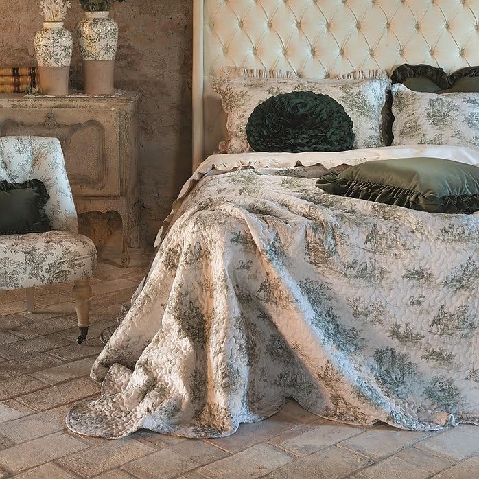 Blanc MariClo’　ブランマリクロ　クッション トワルドジュイ Blanc MariClo' ブランマリクロ クッション トワルドジュイ