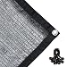 Agfabric 40% Sunblock Shade Cloth with Grommets for Garden Patio, Black (6x12ft)