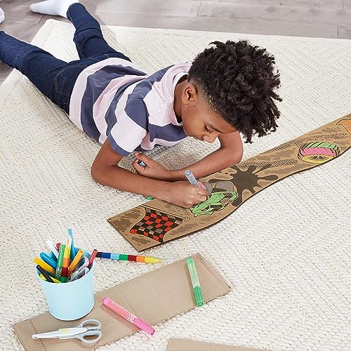 VTech - Car-Board Racers, Circuit Voitures Monster Tracks, Pistes de Course en Carton Recyclé* Extensibles à l’Infini avec Voiture Monster Truck Motorisé, Cadeau Enfant Dès 5 Ans - Contenu en Français