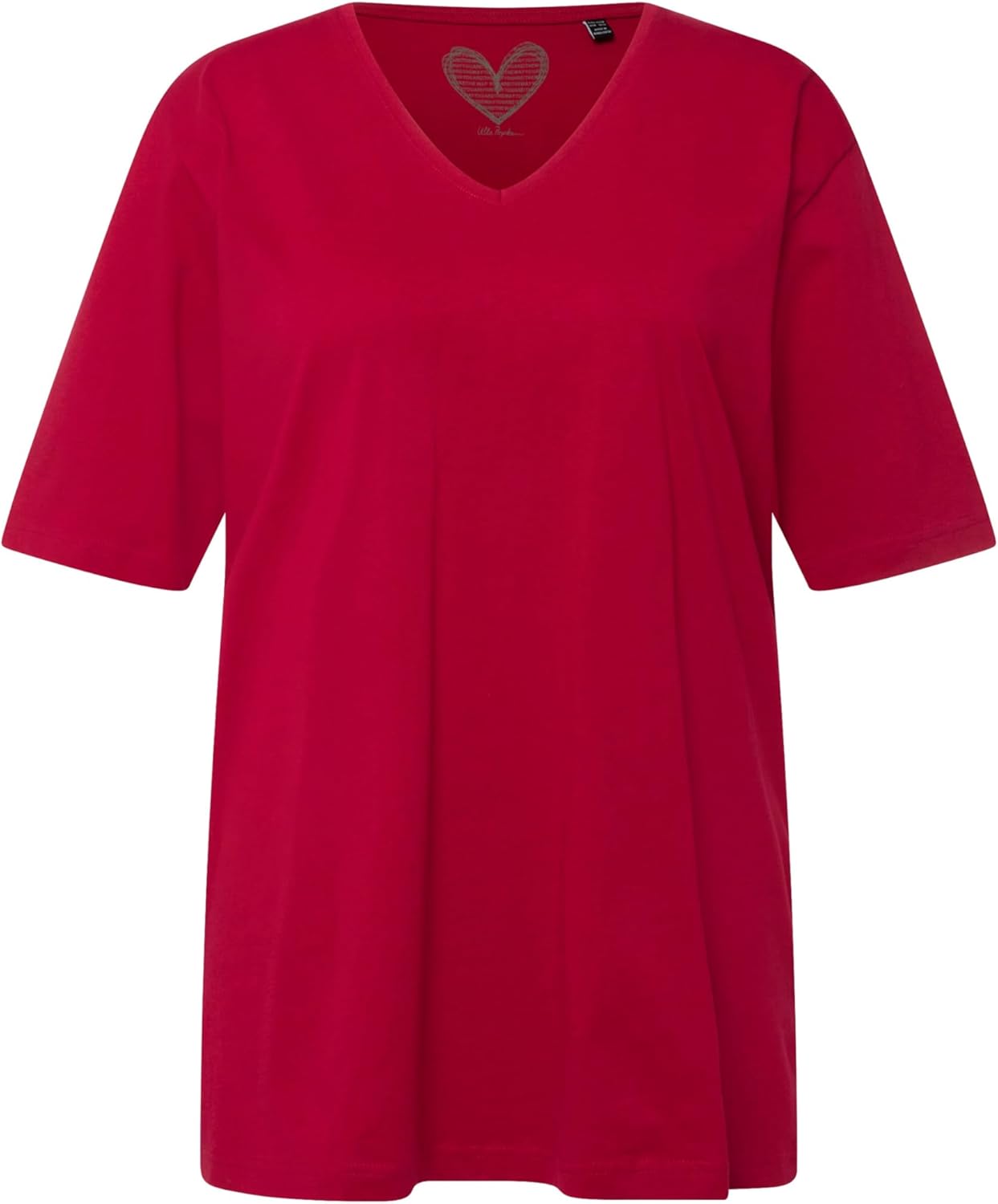 Ulla Popken Women's Basic-V T-Shirts 42-44 Mohn