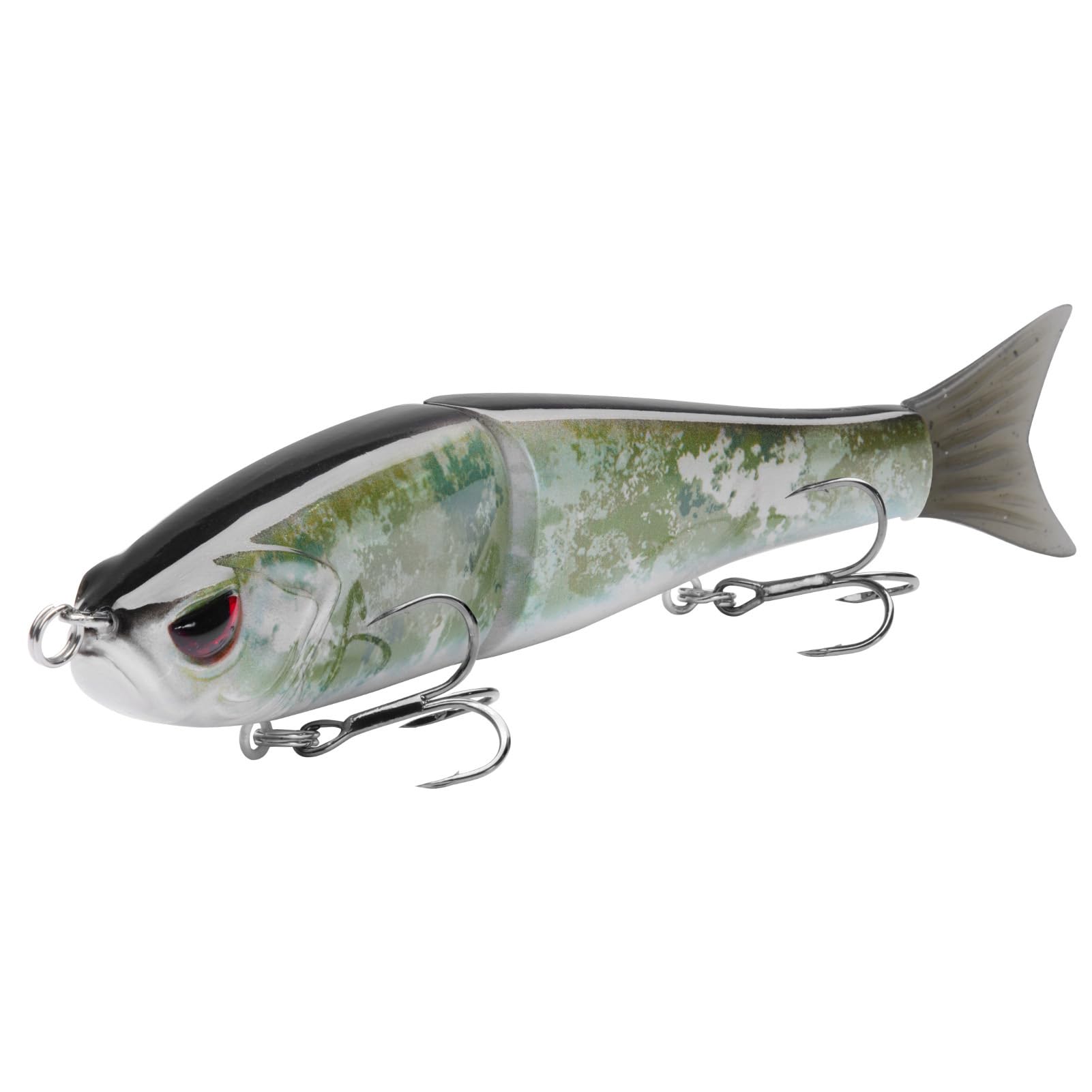 Bassdash SwimShad Glide Baits Leurre Artificiel pour Perche, brochet, Saumon, Truite et Noix de Muscade