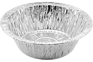 Disposable Aluminum 5 3/4" Extra Deep Meat and Pot Pie Pans