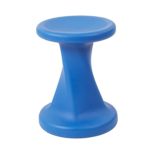 ECR4Kids Taburete giratorio Wobble, altura del asiento de 18 pulgadas, asiento activo, negro