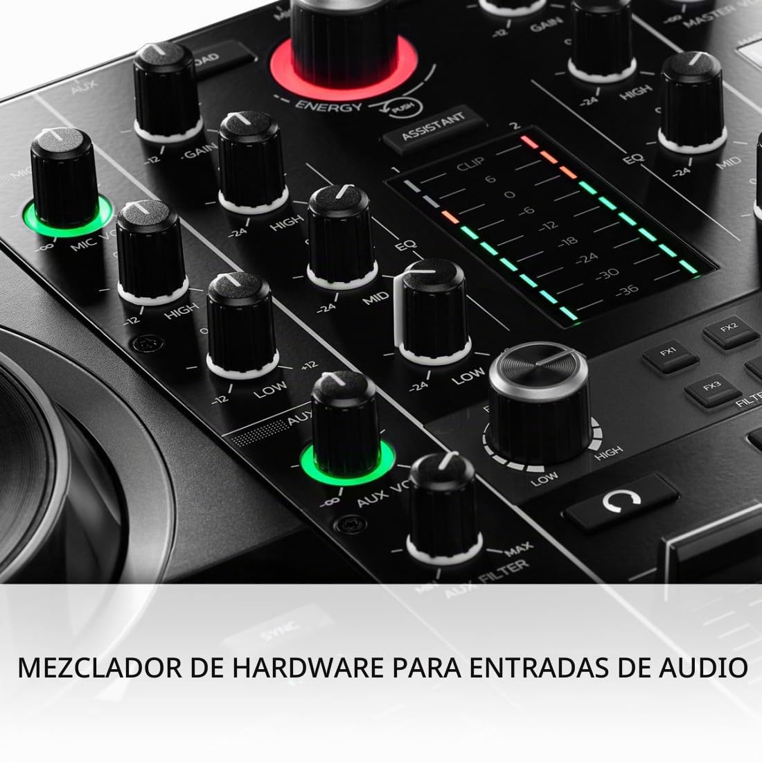 Hercules DJControl Inpulse 500 - Controlador de DJ (incluye funda Gator y gamuza de microfibra)