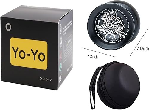 Miniatura 6 de Yoyo profesional sensible de aluminio para niños principiantes, rodamiento de bolas de repuesto para jugadores avanzados de Yoyo + 1 guante + 5