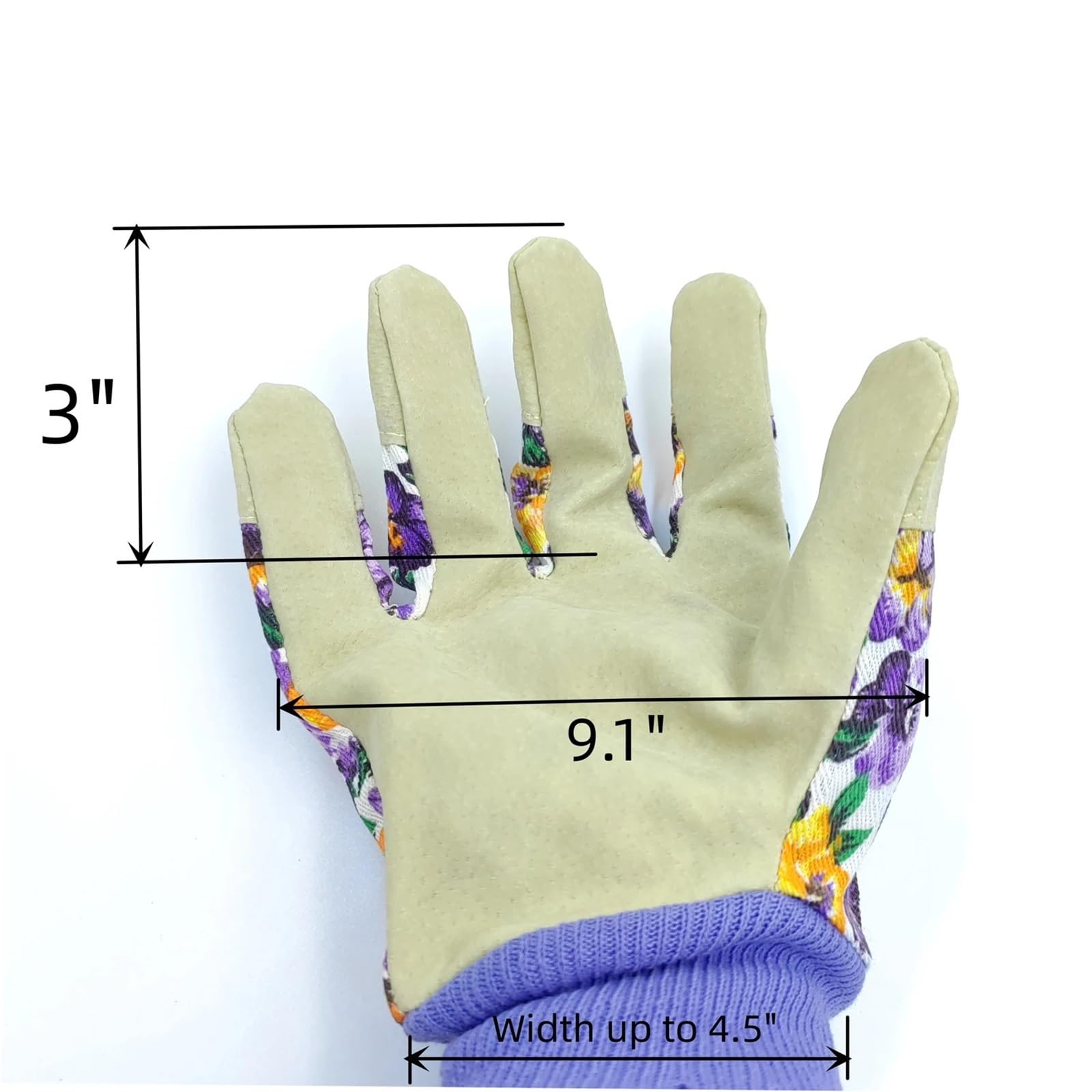 Gartenhandschuhe 2 Paar echte, dornensichere Damen-Lederhandschuhe for den Garten, leichte Arbeitshandschuhe, Gartengeschenke for Frauen Arbeitshandschuhe Herren(Yellow)