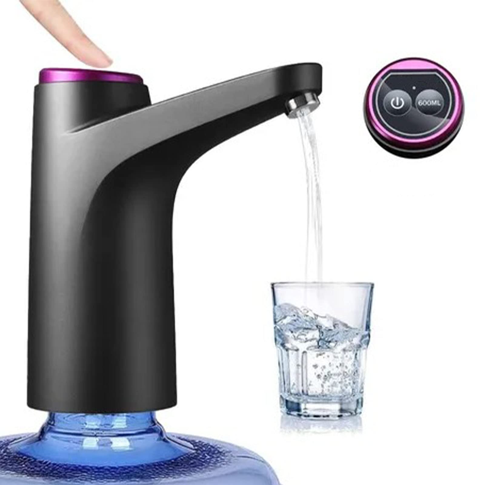 USB-Powered Electric Water Dispenser with Button Design - Smart Automatic Water Kettle Pump