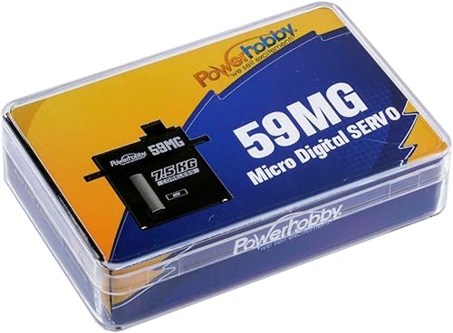 Miniatura 3 de Power Hobbies Servo AXIAL SCX10.3 / RYFT de aluminio de 59MG Digital Micro Upgrade