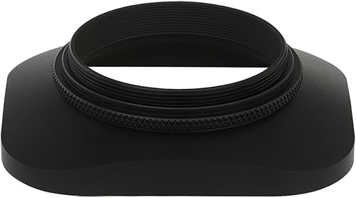 Miniatura 6 de Haoge LH-LC43B - Parasol cuadrado de metal con tapa para Voigtlander Nokton Classic 1.378 in f1.4 1.575 in f1.4 MC SC VM, Carl Zeiss Biogon T ZM