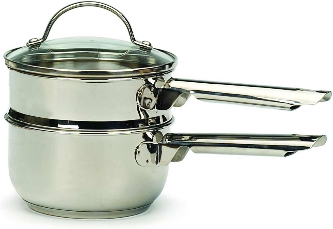 RSVP International MDB-1IN 1-quart Induction Double Boiler, Multi Color