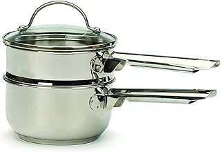 RSVP International MDB-1IN 1-quart Induction Double Boiler, Multi Color