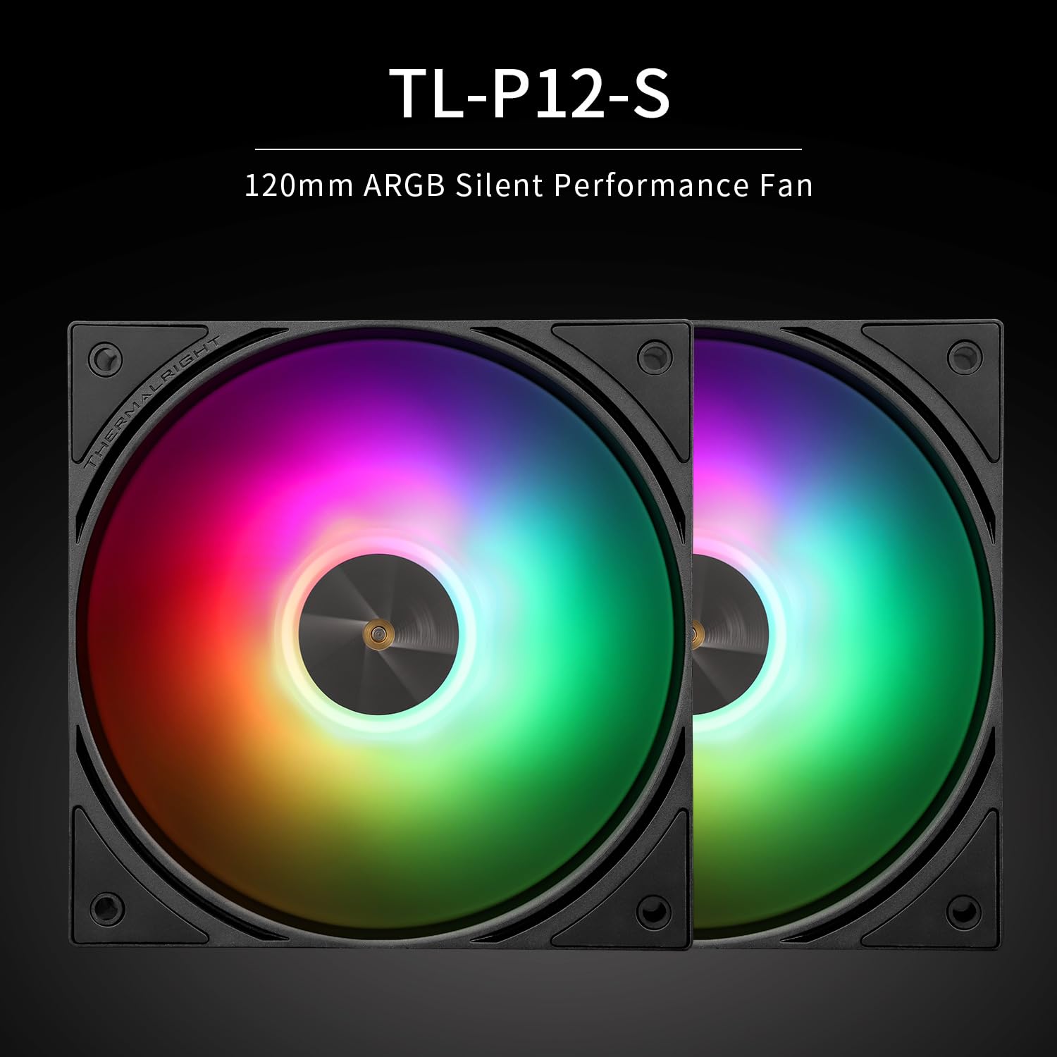 TR - Peerless Assassin 120 ARGB Black V3 CPU Cooling, Desktop Heatsink Cooler, Dual TL-P12-S CPU Ventole con 2000RPM, 6 Heat Pipes CPU Cooling, per AM4 AM5, Intel LGA1851/1700/1150/2011