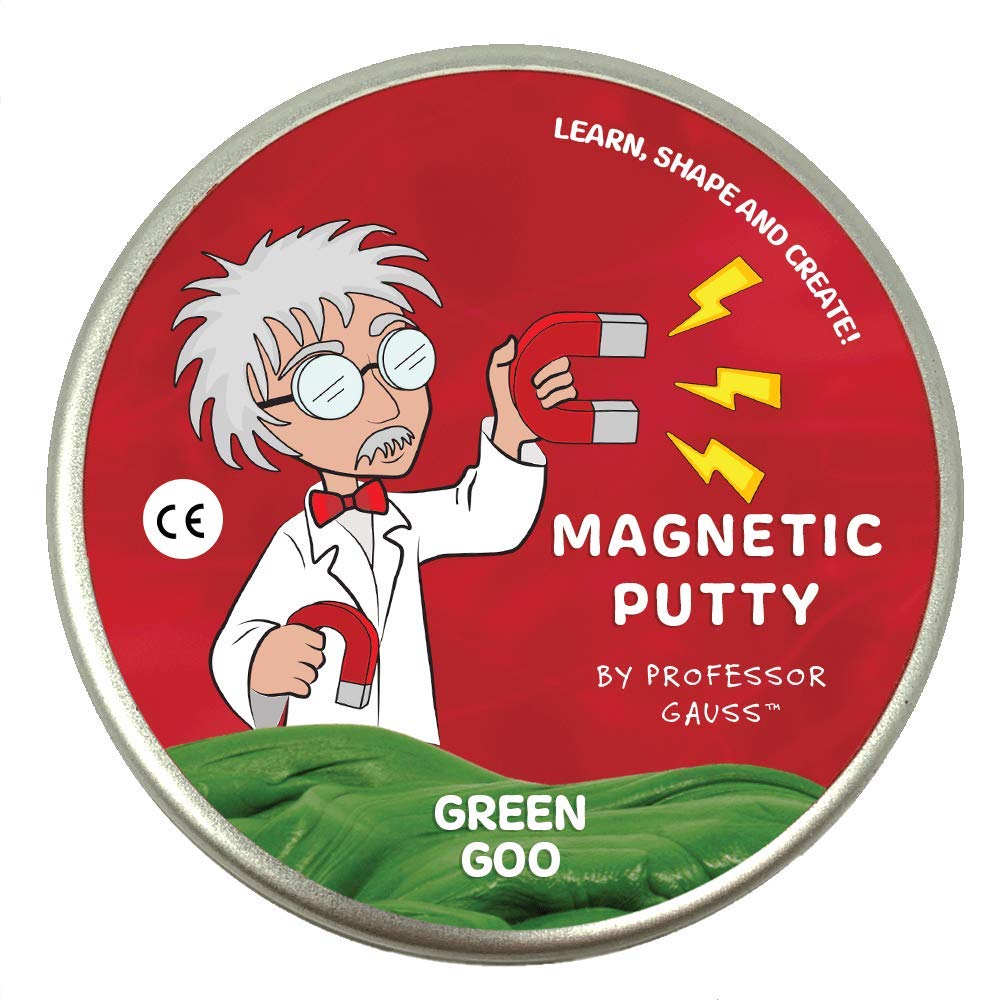 Professeur Gauss Putty Magnétique Bleu – 50 G Avec Aimant – Mastic Rigolo Qui Aime Les Aimants – Dès 12 Ans