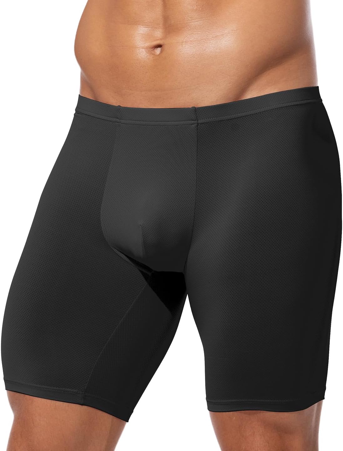 Men's Sexy Low Rise Trunks Breathable Ice Silk Seamless Underwear