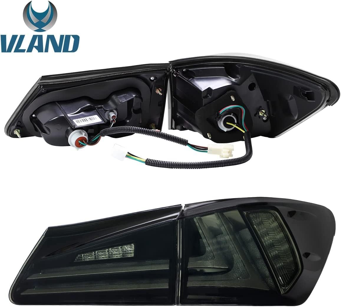 Pair Of Smoked Lens Fog Lights For Lexus IS250 IS350 (2006-2010) - DOT Certified